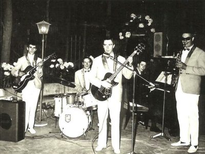 Los Desafinados Settembre 1964 con Raffaele Baroni (Lalli), Mauro Naldi e Giancarlo Stefanacci (Metato)