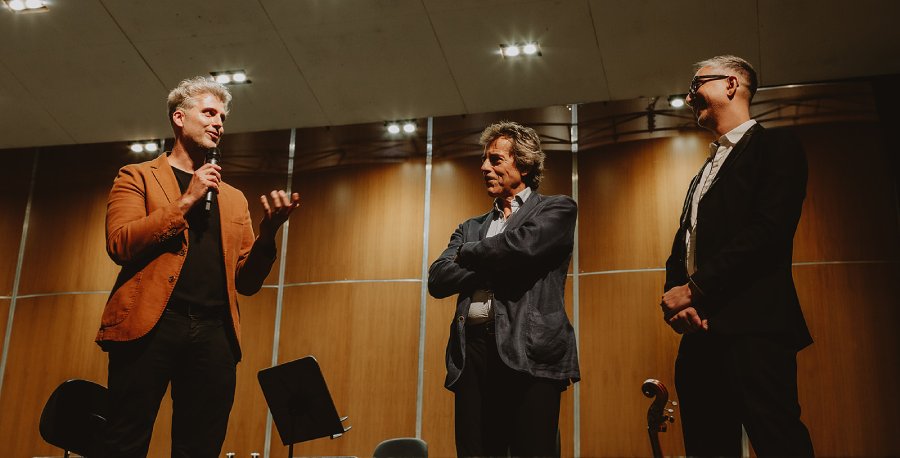 Da sinistra Andrea Torelli, Marco Parri e Paolo Cognetti