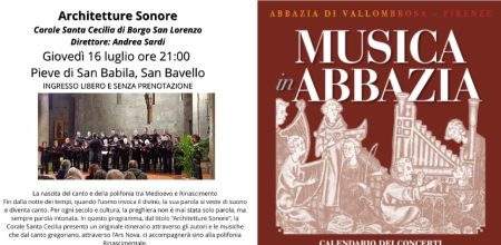 I prossimi concerti della Corale Santa Cecilia di Borgo San Lorenzo